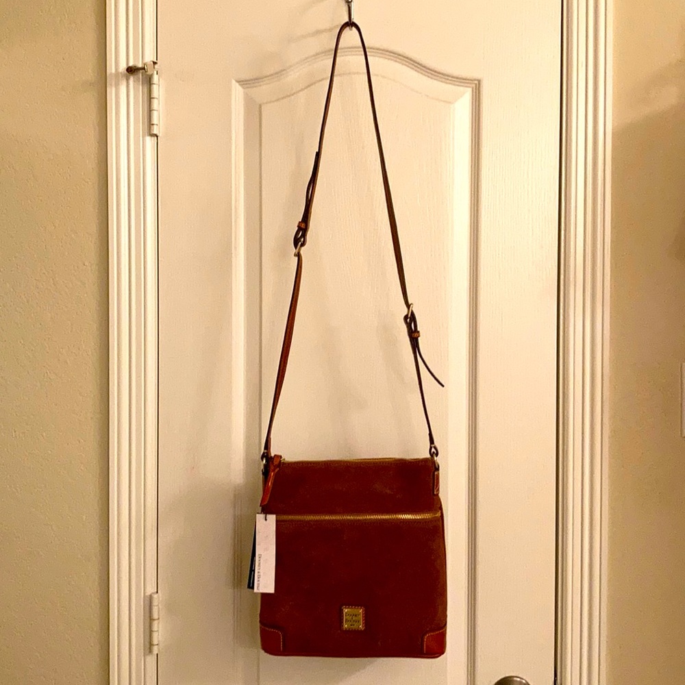 Amber SUEDE Dooney & Bourke Crossbody